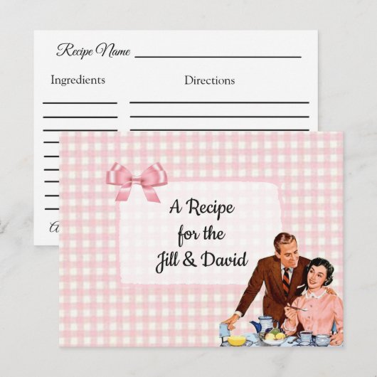 Kaart voor roze tint (Voorkant / Achterkant)