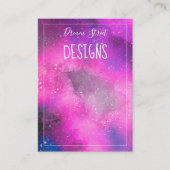 Kaart voor ruimteverf-Waterverf-verharding Visitekaartje (Voorkant)