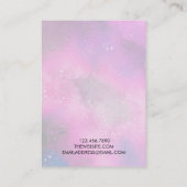 Kaart voor ruimteverf-Waterverf-verharding Visitekaartje (Achterkant)