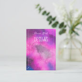 Kaart voor ruimteverf-Waterverf-verharding Visitekaartje (Staand voorkant)