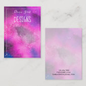 Kaart voor ruimteverf-Waterverf-verharding Visitekaartje (Voorkant / Achterkant)