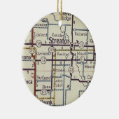 kaart voor schimmels en nerts keramisch ornament (Rechts)