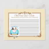 Kaart voor schrijfbaar advies heeft net een echtpa (Voorkant)