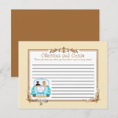 Kaart voor schrijfbaar advies heeft net een echtpa (Voorkant / Achterkant)