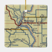  kaart voor SD-mobiliteitsprikkel Keramisch Ornament (Achterkant)