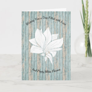 Kaart voor Senior in Nursing Home Beach Wood