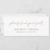 Kaart voor snelle scriptweduwentetabel voor schuif (Voorkant)