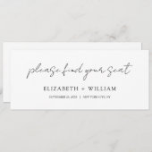 Kaart voor snelle scriptweduwentetabel voor schuif (Voorkant / Achterkant)