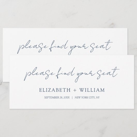 Kaart voor snelle scriptweduwentetabel voor schuif (Voorkant / Achterkant)