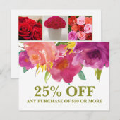 Kaart voor speciale acties voor het op de markt br (Voorkant / Achterkant)