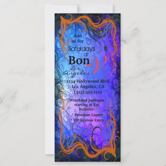 Kaart voor speciale gebeurtenissen bij brand en ij (Voorkant)