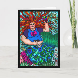 Kaart voor speciale zeemeermin