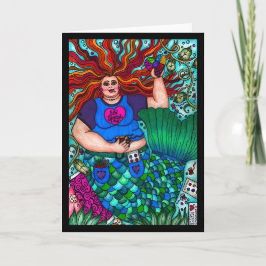 Kaart voor speciale zeemeermin (Voorkant)