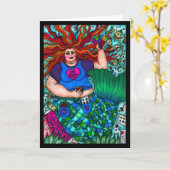 Kaart voor speciale zeemeermin (Gele Bloem)