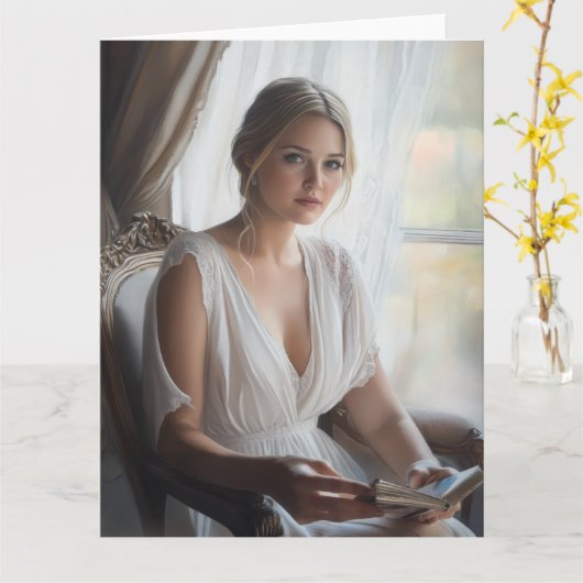 Kaart voor stille verbinding (Gele Bloem)