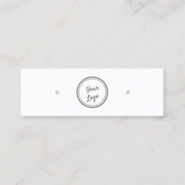 Kaart voor 'Stud Earring Display |Voeg uw Logo toe Mini Visitekaartje