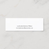 Kaart voor 'Stud Earring Display |Voeg uw Logo toe Mini Visitekaartje (Achterkant)