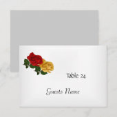 Kaart voor tabelplaatsing wit (Voorkant / Achterkant)