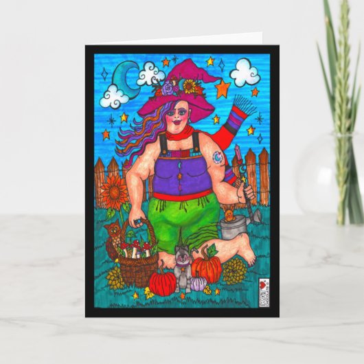 Kaart voor theek van de magische tuin (Voorkant)