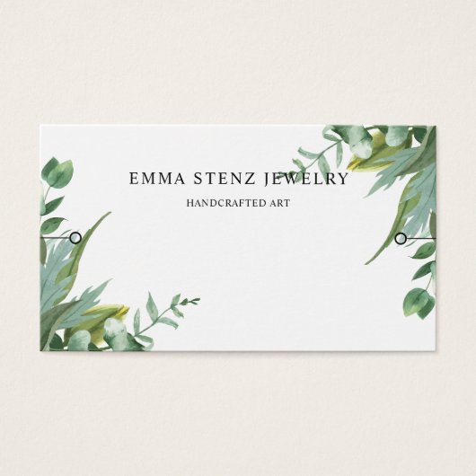 Kaart voor trombocytenweergave ・ Waterverf Eucalyp (Voorkant)