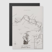 Kaart voor Turken en Caicos (Voorkant / Achterkant)