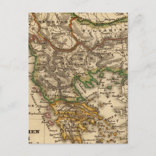 Kaart voor Turkije en Griekenland (Voorkant)