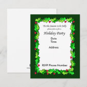 Kaart voor uitnodiging van de Heilige Vakbondsdag (Voorkant / Achterkant)