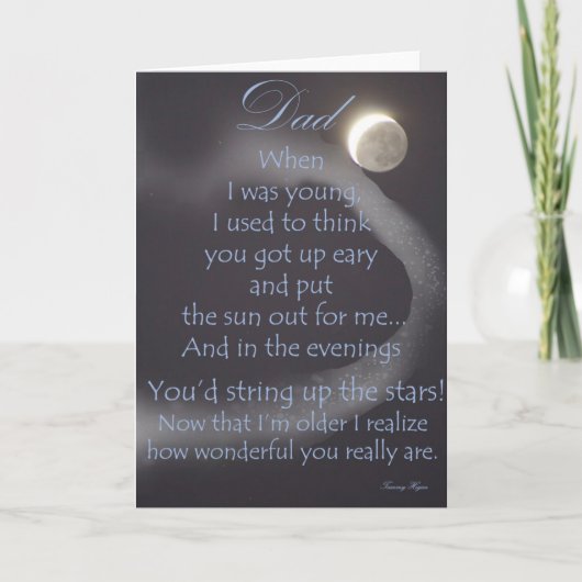 Kaart voor vaderPapa (Voorkant)