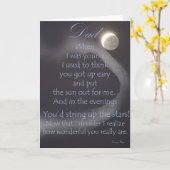 Kaart voor vaderPapa (Gele Bloem)