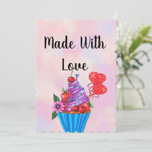 Kaart voor Valentijnsdagen (Staand voorkant)