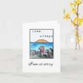 Kaart voor verlies van huisdier, altijd liefde, co (Gele Bloem)