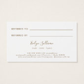 Kaart voor verwijzing van het ontwerp (Achterkant)