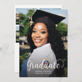 Kaart voor vier foto-fotografie van het college (Voorkant / Achterkant)