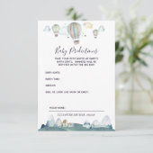 Kaart voor voorspellingen van Baby van Hot Air Bal (Staand voorkant)