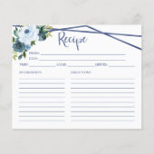 Kaart voor Vrijgezellenfeest met giftig blauw  (Voorkant)