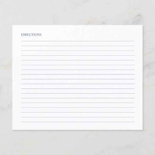 Kaart voor Vrijgezellenfeest met giftig blauw  (Achterkant)