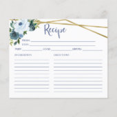 Kaart voor Vrijgezellenfeest met giftig blauw  (Voorkant)