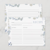 Kaart voor Vrijgezellenfeest met giftig blauw  (Voorkant / Achterkant)