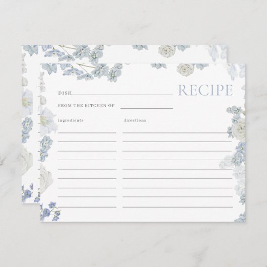 Kaart voor Vrijgezellenfeest met giftig blauw  (Voorkant / Achterkant)