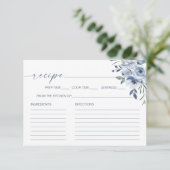 Kaart voor Vrijgezellenfeest met giftig blauw  (Staand voorkant)