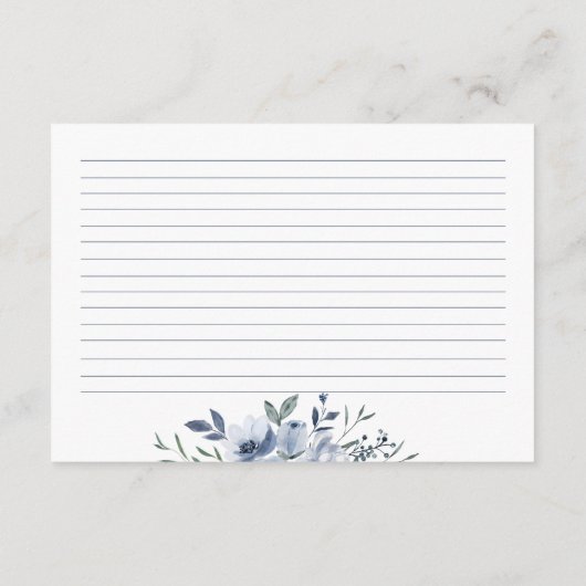 Kaart voor Vrijgezellenfeest met giftig blauw  (Achterkant)