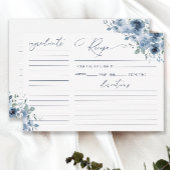 Kaart voor Vrijgezellenfeest met giftig blauw 