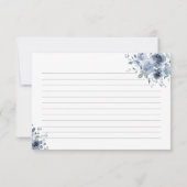 Kaart voor Vrijgezellenfeest met giftig blauw  (Achterkant)