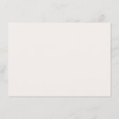 Kaart voor vrijgezellenfeest Ontvang bride-aan-zij (Achterkant)