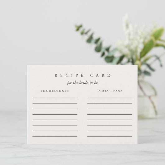 Kaart voor vrijgezellenfeest Ontvang bride-aan-zij (Staand voorkant)