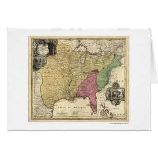 Kaart voor vroeg-Amerika 1763