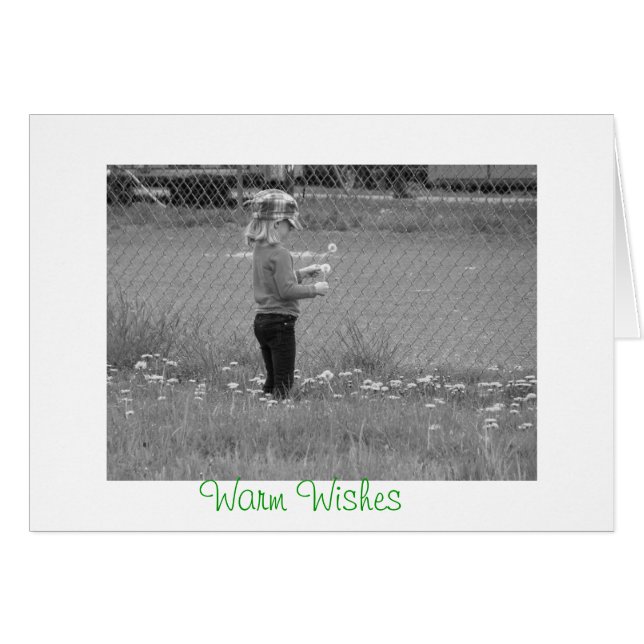 Kaart voor Warm Wish (Voorkant Horizontaal)