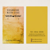 Kaart voor Waterverf van  voor wolkjuwelen (Voorkant /achterkant)