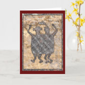 Kaart voor weddenschap (Gele Bloem)