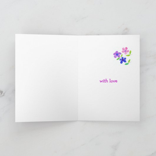 Kaart voor weddenschap Jubileum voor weduwnaar - v (Binnen)